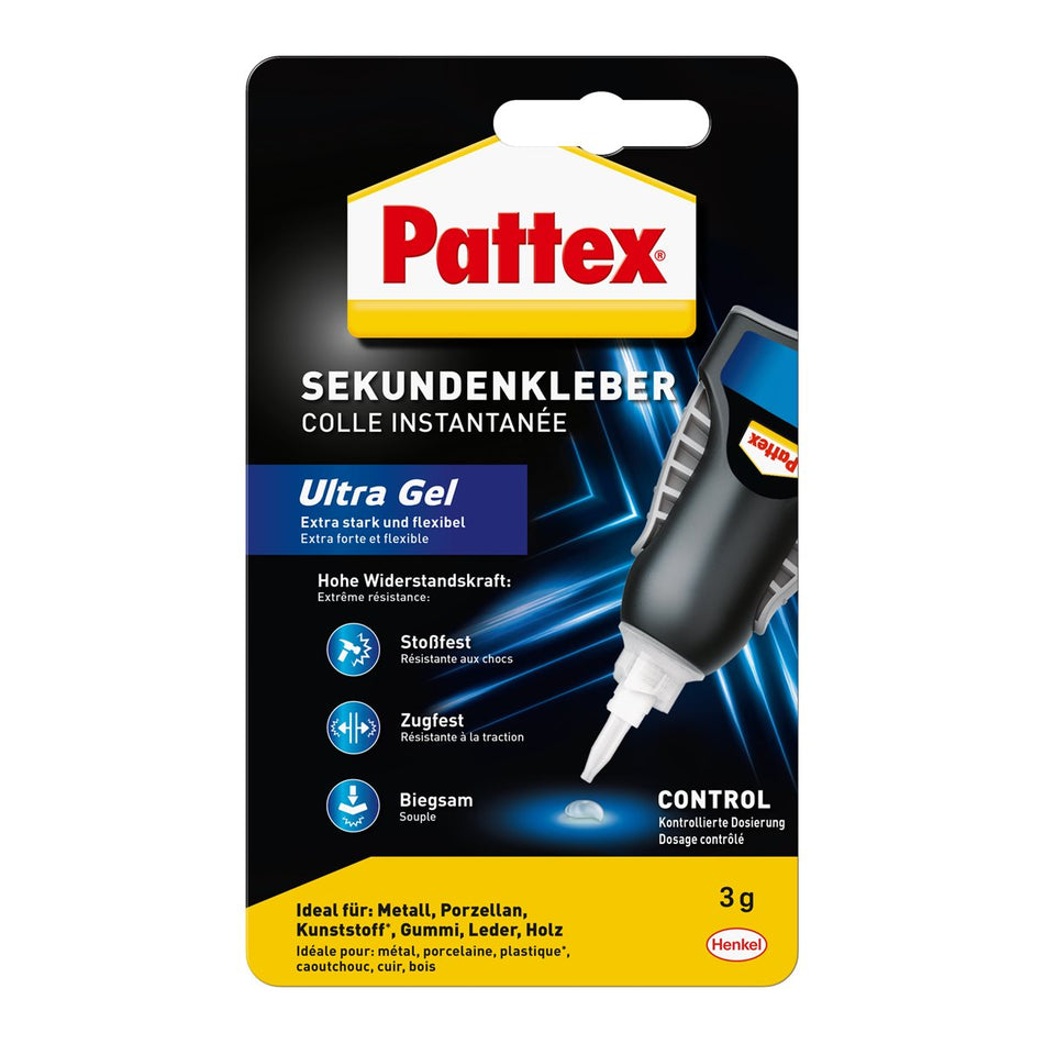 PATTEX SEK.ALLESKLEB.ULTRAGEL MATIC 6X3G