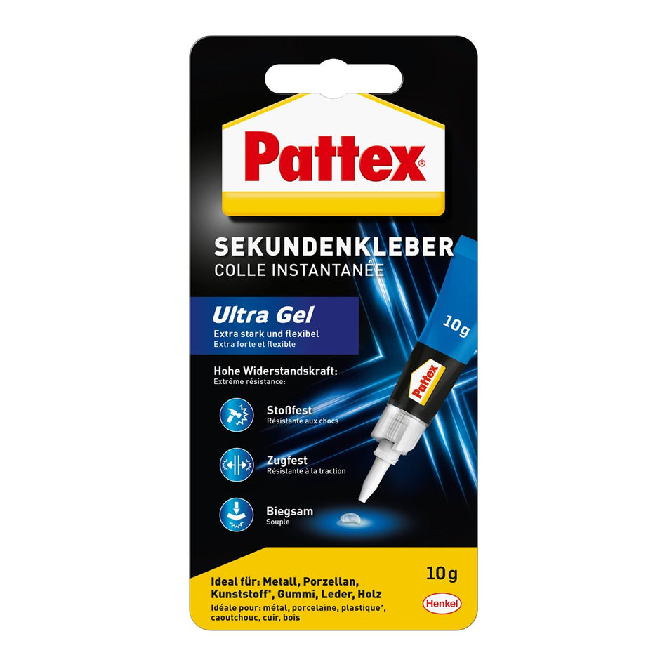 PATTEX SEKUNDEN ALLESKLEB.ULTRA GEL 10G