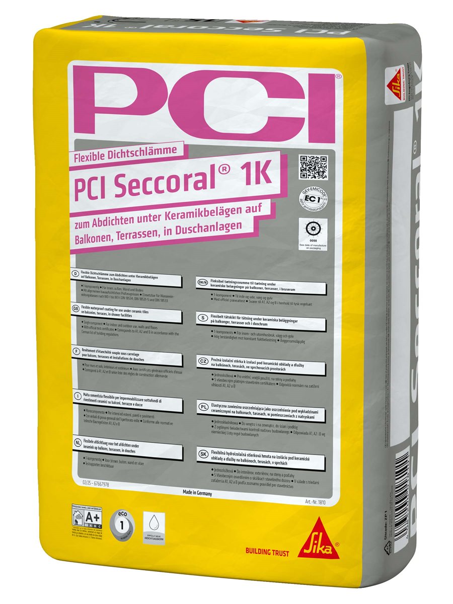PCI SECCORAL 1K DICHTUNGSSCHLÄMME 15KG