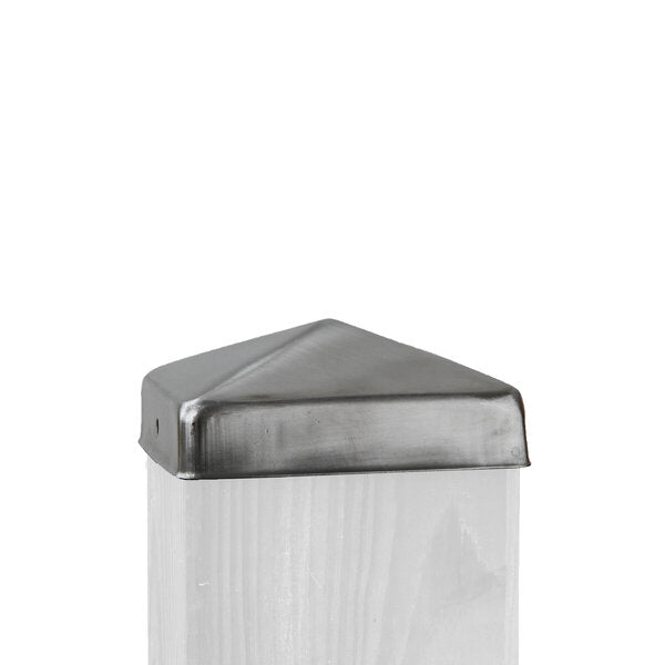 PFOSTENKAPPE FÜR 90X90MM EDELSTAHL