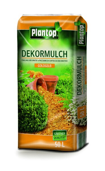 PLANTOP DEKOR-MULCH GOLDGELB 50L