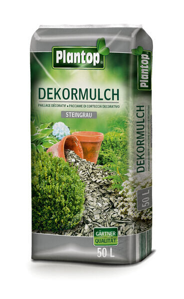 PLANTOP DEKOR-MULCH STEINGRAU 50L