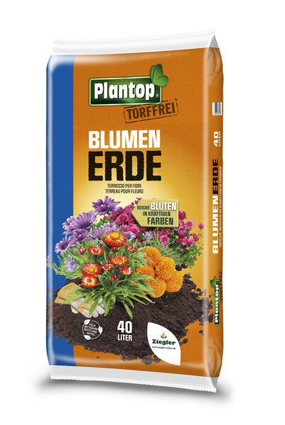 PLANTOP TORFFREI BLUMENERDE 40L