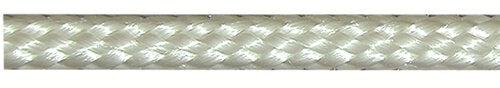 POLYESTERLEINE RUNDGEFLOCHTEN WEIß Ø6 MM