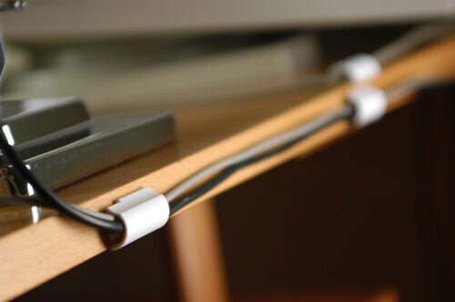 POWERSTRIPS KABEL-CLIP WEIß 5 ST.