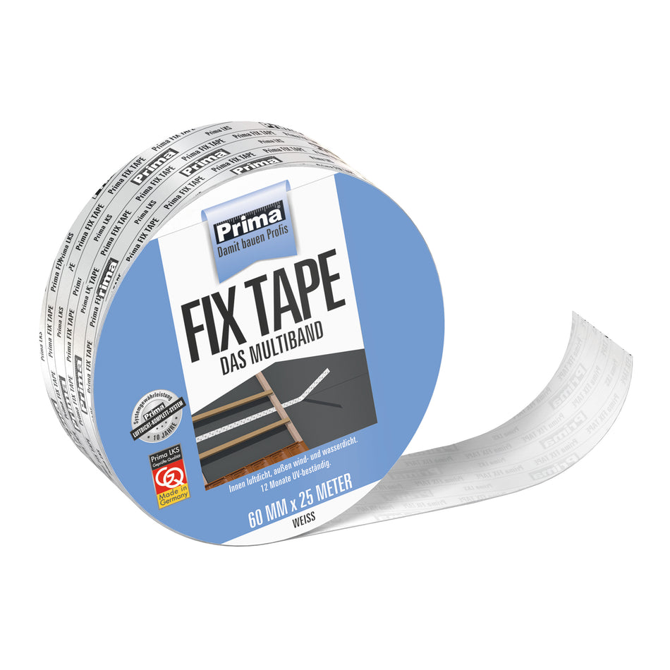 PRIMA FIX TAPE WEIß 60MM 25M
