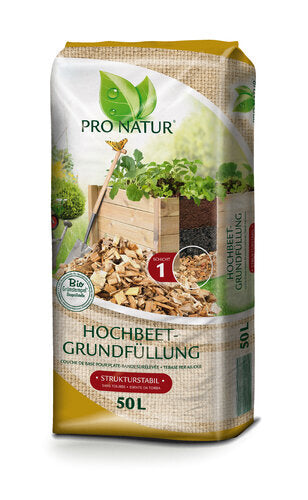 PRO NATUR HOCHBEET GRUNDFÜLLUNG 50L