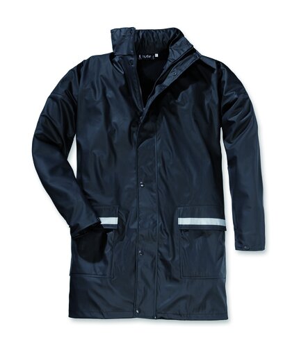 PU-REGENJACKE MIT REFLEXSTR. BLAU GR. XL