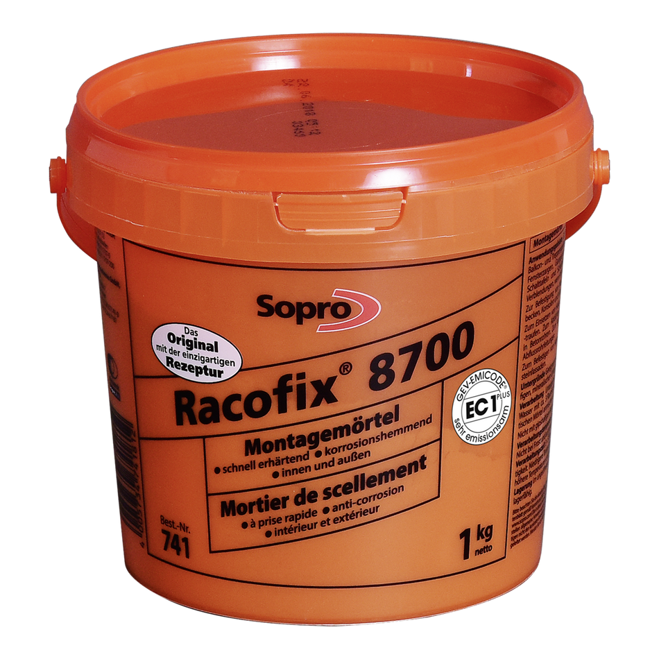 RACOFIX 8700 SCHNELLMONTAGEMÖRTEL 1KG