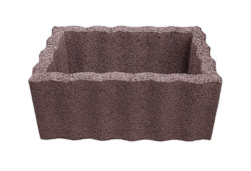 RASTERSTEIN 60X40X25CM GROß BRAUN