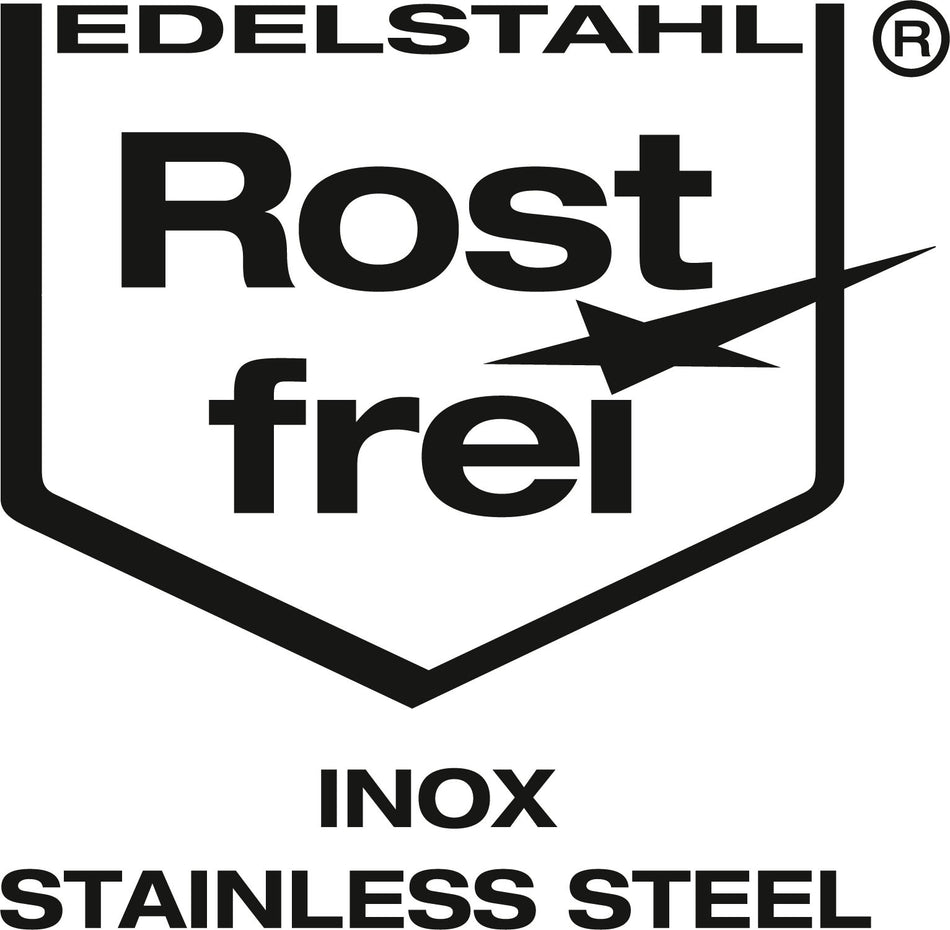 RECHTECKHAKEN EDELSTAHL MATT 4ER