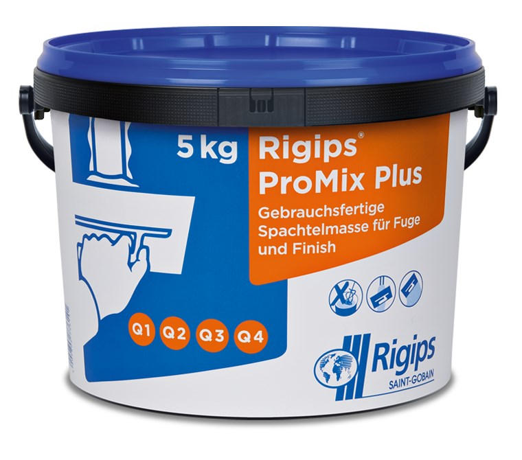 Rigips ProMix Plus Fertigspachtel, 5-kg-Eimer