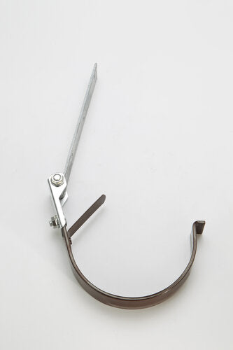 RINNENHALTER NW 100 VERSTELLBAR BRAUN