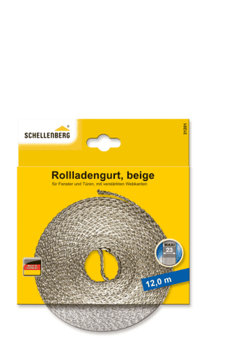 ROLLLADENGURT MAXI BEIGE 23 MM/12,0 M