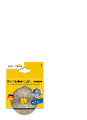 ROLLLADENGURT MAXI BEIGE 23 MM/4,5 M