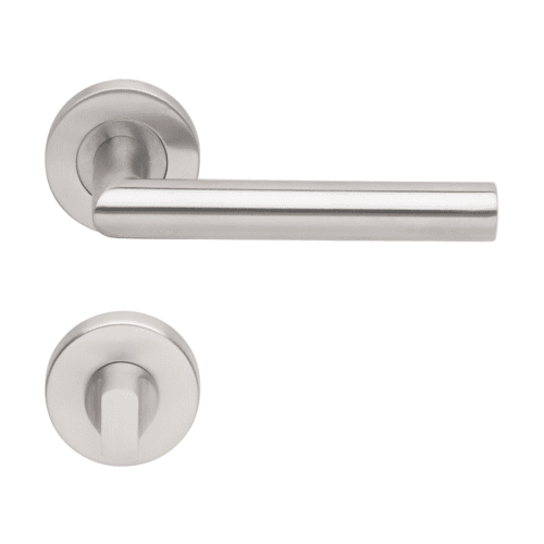 ROSETTENGARN. L-FORM EDELSTAHL MATT WC