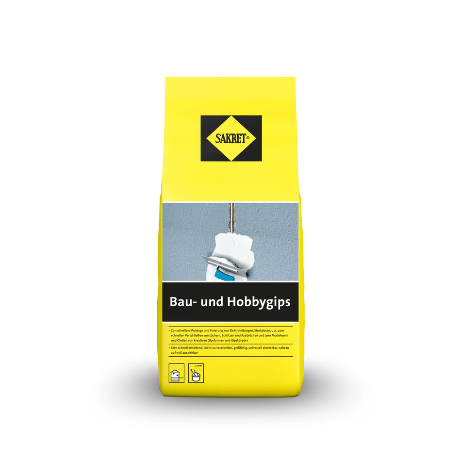 BAU UND HOBBY GIPS 5 KG