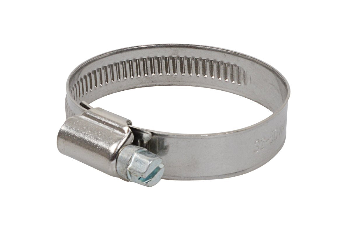Edelstahl-Schlauchklemme 32 bis 50 mm mit Schraubverschluss