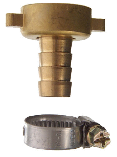SCHLAUCHVERSCHR. 3/4"X3/4" MESSING