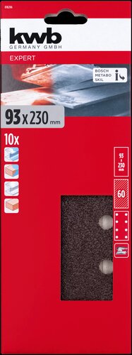 SCHLEIFSTREIFEN 10ST. KORUND 93 TYPB K60