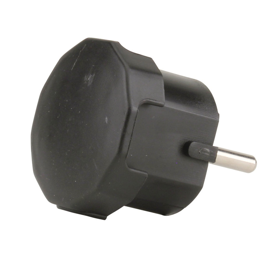 SCHUKO-STECKER SCHWARZ