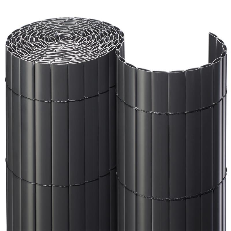 SICHTSCHUTZMATTE PVC ANTHRAZIT 1,2X3,0 M