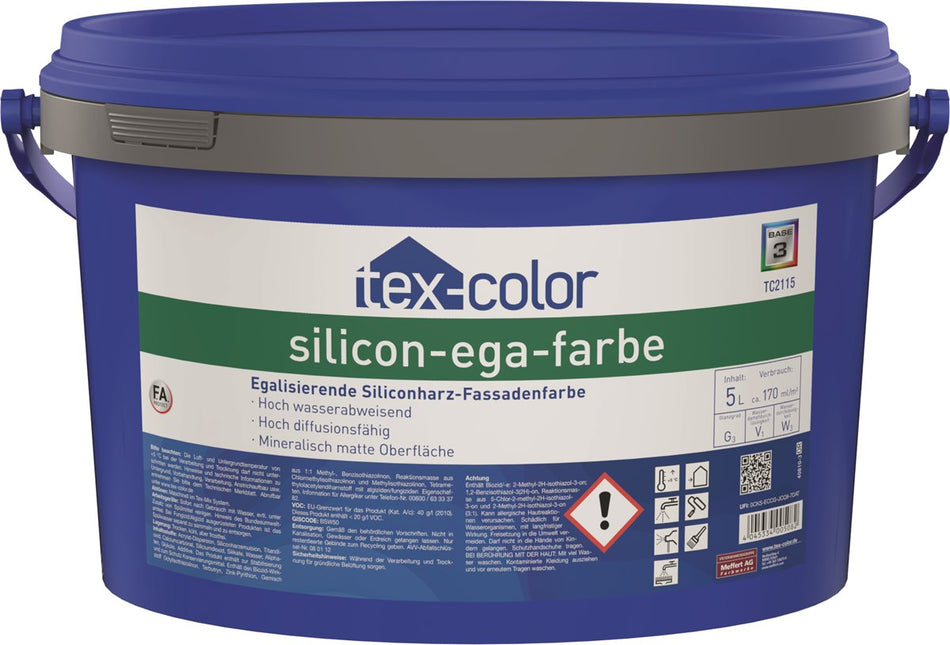 SILICON-EGA-FARBE WEIß 5L