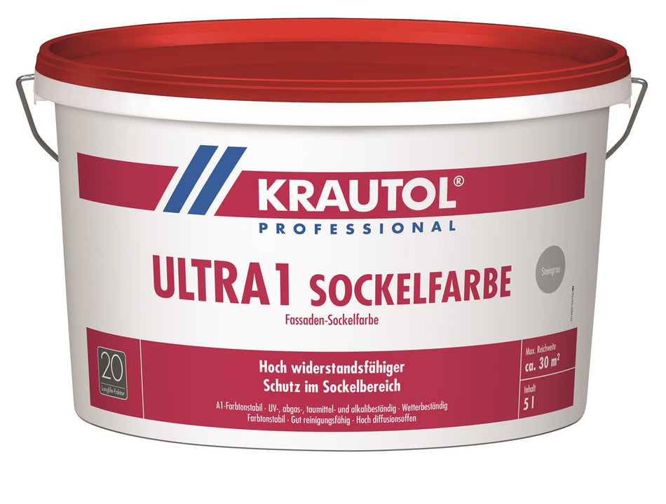 SOCKELFARBE ULTRA1 SCHIEFERGRAU 5L