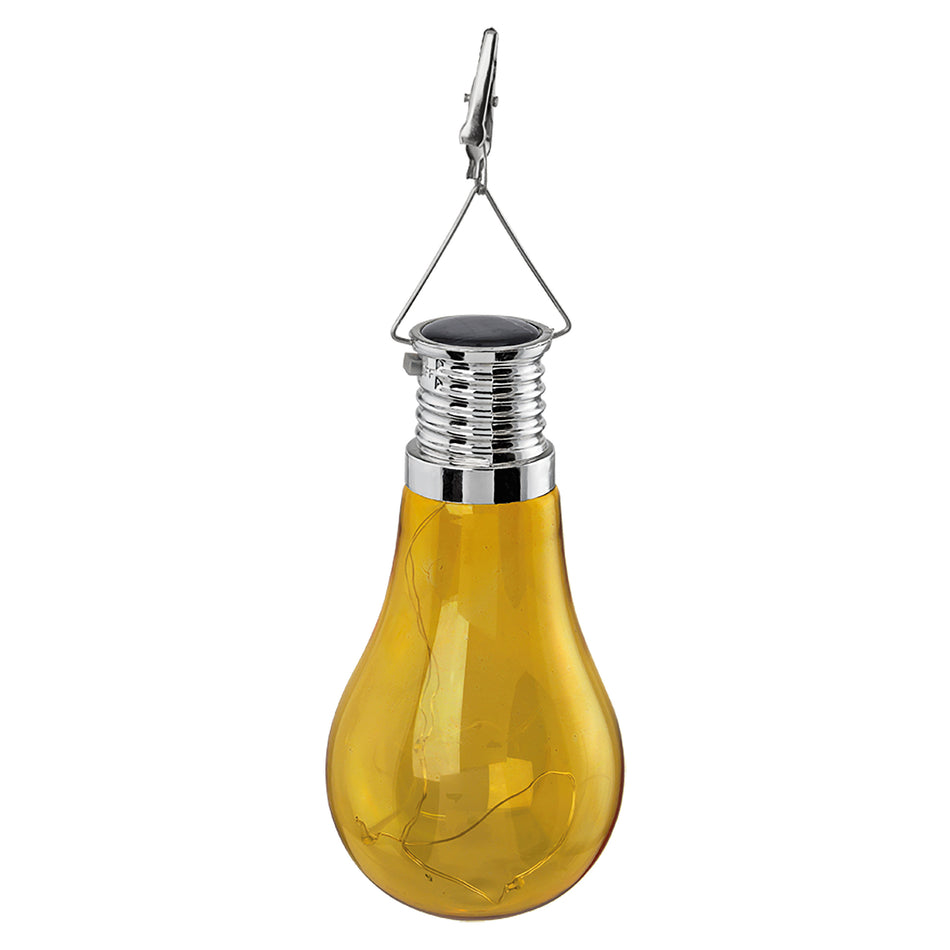 SOLARLEUCHTE LED BIRNE 4X0,06W SIL./GELB
