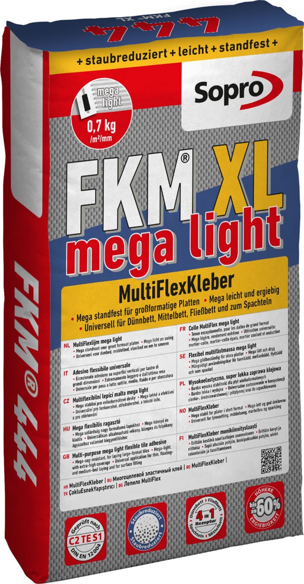 SOPRO FLEXKLEBEMÖRTEL FKM XL 15KG