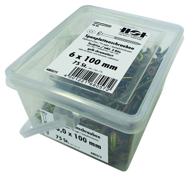SPANPLATTENS. GELB CHROM TG PZ 5,0X40 MM