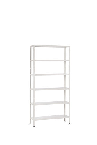 STECK-BÜROGRUNDREGAL WEIß 200X100X30 CM