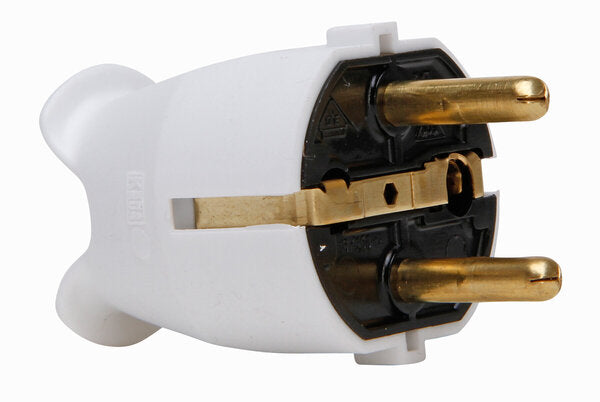 STECKER KABEL BIS 3X1,5MM² ARKTIS-WEIß