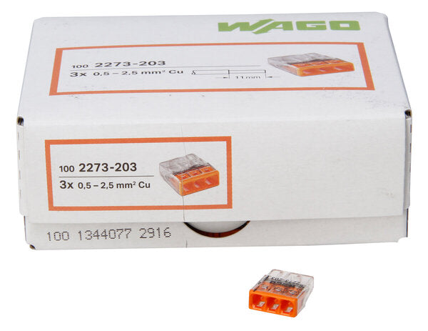 STECKKLEMME WAGO PROFI-PACK 3-POLIG