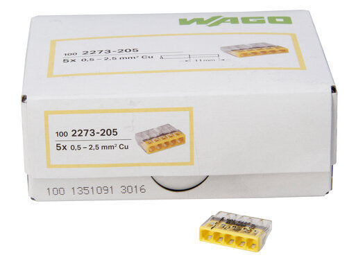 STECKKLEMME WAGO PROFI-PACK 5-POLIG