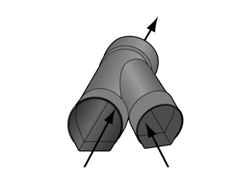 STRASIL ABZWEIG 45° DN100 RECHTS