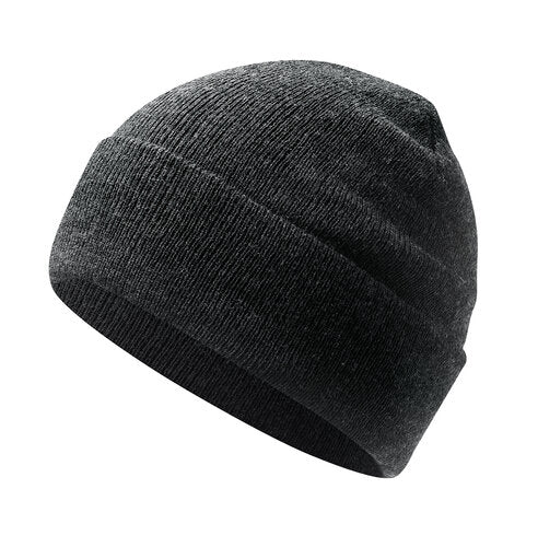 STRICKMÜTZE BASIC GRAU