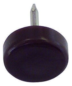 STUHLGLEITER MIT NAGEL KU BRAUN Ø25 MM
