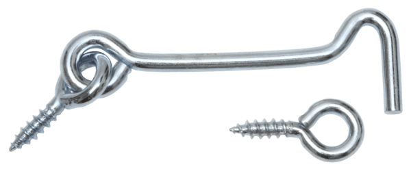 STURMHAKEN MIT ÖSE VERZ. 100MM (2 STÜCK)
