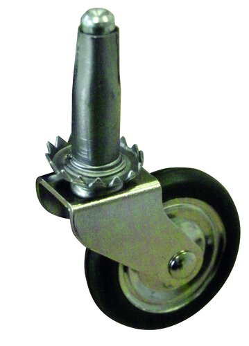 TEETWAAGENROLLE VERN./SCHWARZ Ø50X8 MM
