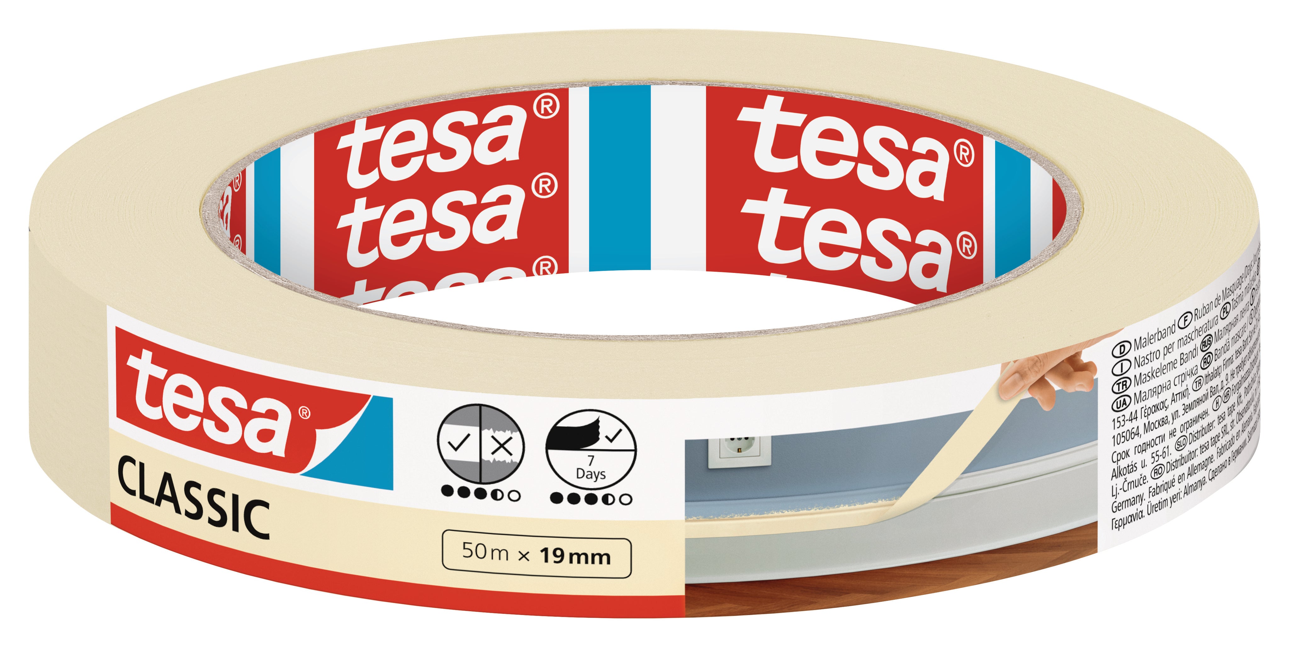 TESA MALERBAND CLASSIC 50MX19MM
