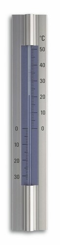 THERMOMETER INNEN / AUßEN ALU BLAU