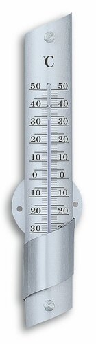 THERMOMETER INNEN / AUßEN ALUMINIUM