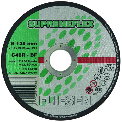 TRENNSCHEIBE FLIESE DÜNN 125X1,2