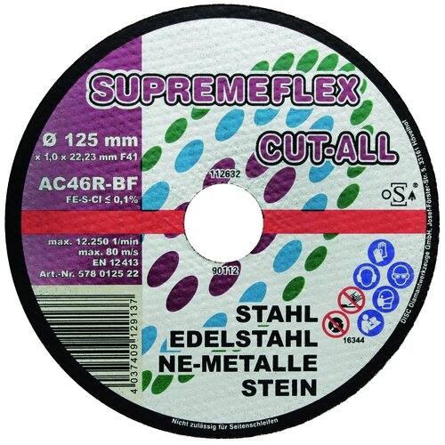 TRENNSCHEIBE SUPREMEFLEX 125X1,2 MM