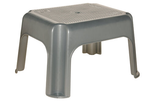 TRITTHOCKER BIS 150KG BELASTBAR SILBER