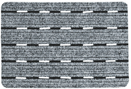 TÜRMATTE PERFO RIPS 40X60CM GRAU