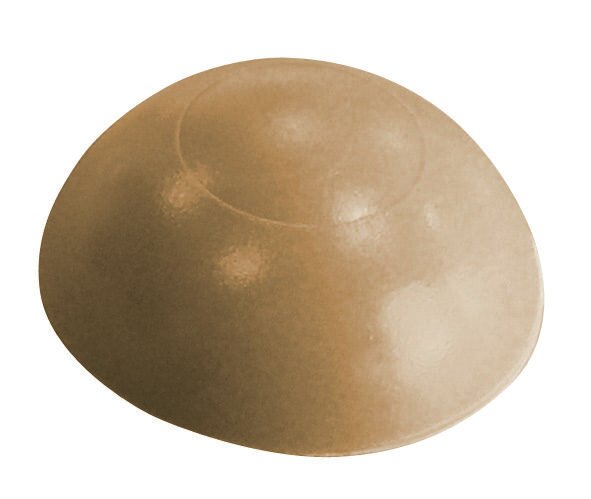 TÜRSTOPPER HALBKUGEL KU WEIß Ø32X12 MM