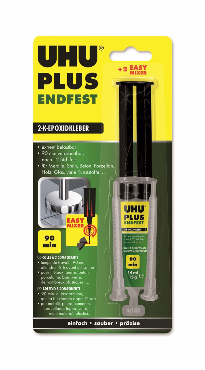 UHU PLUS ENDFEST DOPPELKAMMERSPRITZE 15G