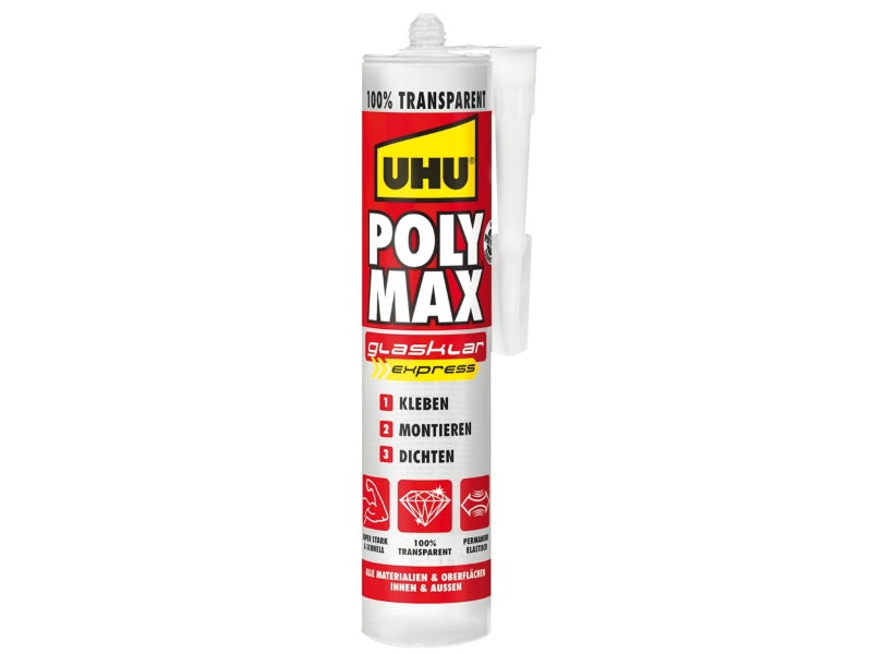 UHU POLY MAX POWER TRANS. KARTUSCHE 300G
